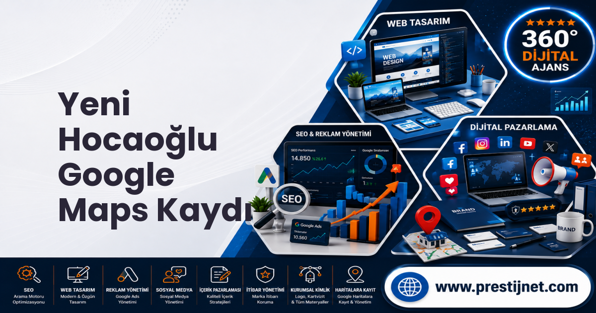 Yeni Hocaoğlu Google Maps Kaydı