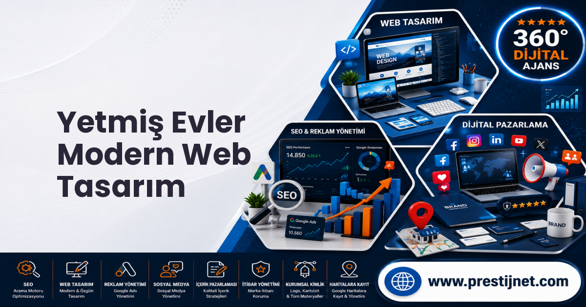 Yetmiş Evler Modern Web Tasarım