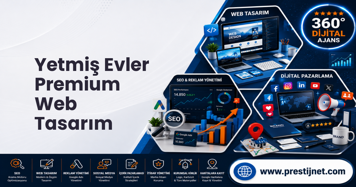 Yetmiş Evler Premium Web Tasarım